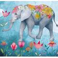 Blumenelefant - Mila Marquis Postkarte