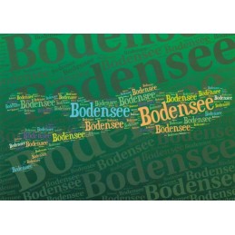 Bodensee - Wörterkarte