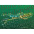 Bodensee - Wörterkarte