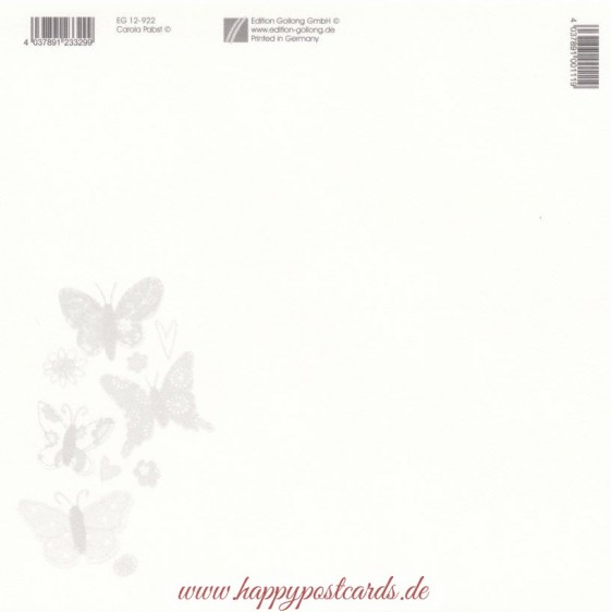 Butterflies - Carola Pabst Postcard