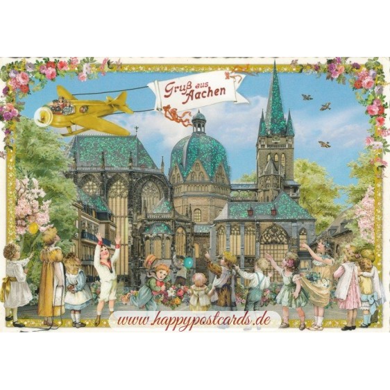 Aachen Cathedral - Tausendschön - Postcard