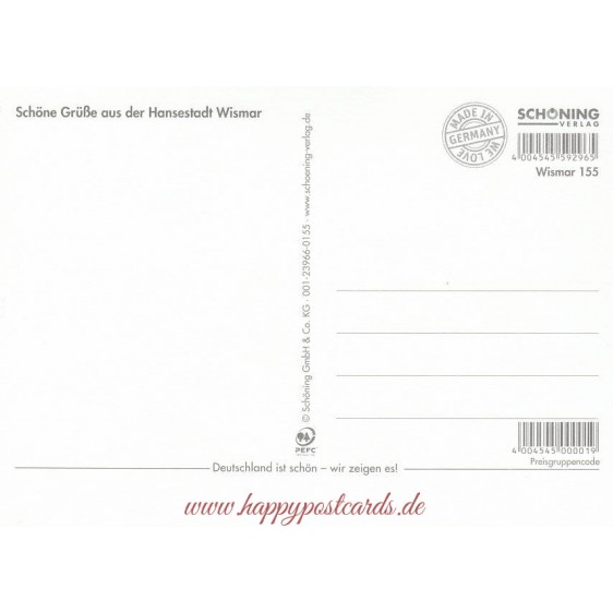 Mail from Wismar - Viewcard