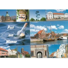 Mail from Wismar - Viewcard