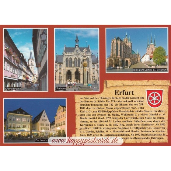 Erfurt - Chronicle - Viewcard