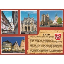 Erfurt - Chronikkarte