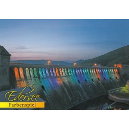 Edersee - Farbenspiel - Postkarte