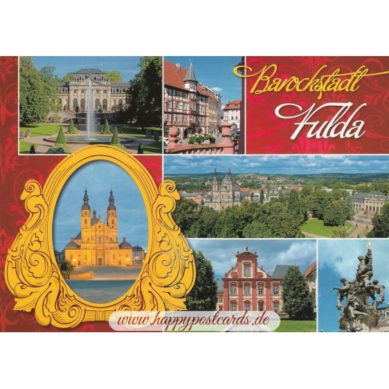 Baroque town Fulda - Postcard