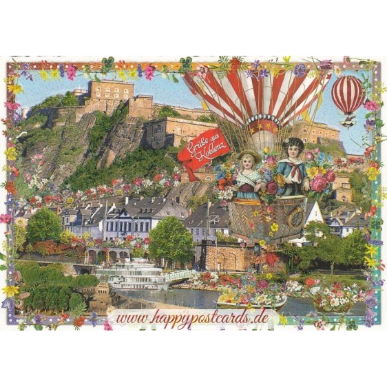 Koblenz - Tausendschön - Postkarte