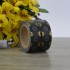 Flowers - Black Foil - Washi Tape - Masking Tape