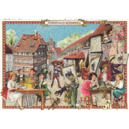 Nürnberg - Dürerhaus - Tausendschön - Postkarte