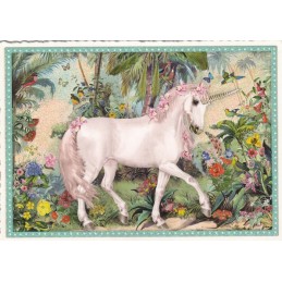 Unicorn - Tausendschön - Postcard