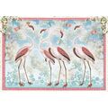 4 Flamingos - Tausendschön - Postkarte