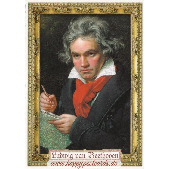 Ludwig van Beethoven - Tausendschön - Postkarte