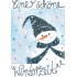Eine schöne Winterzeit - Weihnachspostkarte