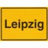Leipzig - Ortsschild - Postkarte