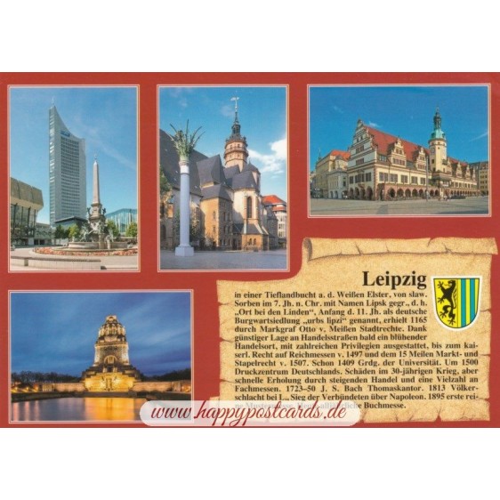 Leipzig - Chronikkarte