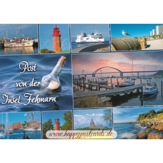 Post von der Insel Fehmarn - Ansichtskarte