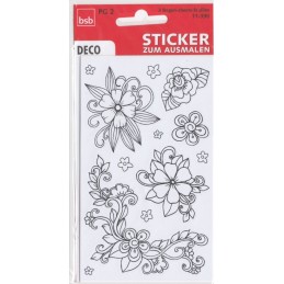 Flowers to colour Sticker