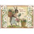Happy Easter - Bunny with basket - Tausendschön - Postcard