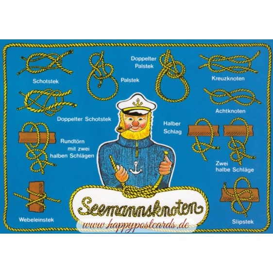 Seemannsknoten - Postkarte