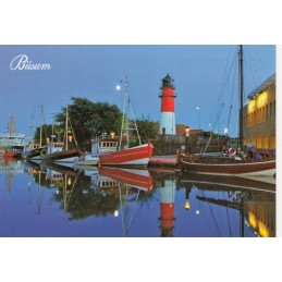 Büsum - Harbour - Viewcard
