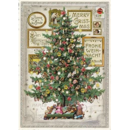 Christmas tree - Tausendschön - Postcard