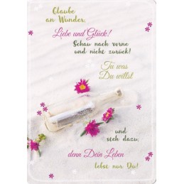 Glaube an Wunder - in touch postcard