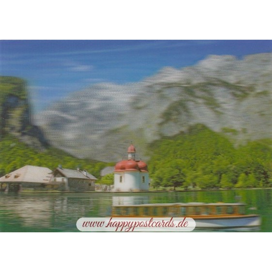 3D Königssee - 3D Postkarte