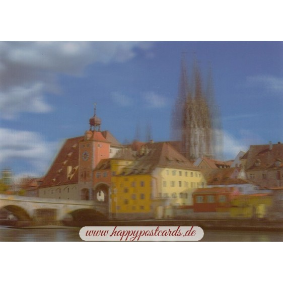 3D Regensburg - 3D Postcard