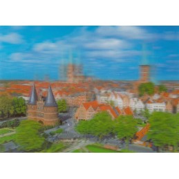 3D Lübeck - 3D Postkarte