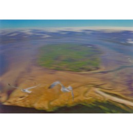 3D Foehr - aerial view - 3D Postcard