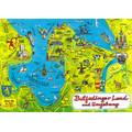Butjadinger Land - Map - Postcard