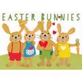 Easter Bunnies - Carola Pabst Postcard