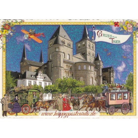 Trier - Dom - Tausendschön - Postkarte