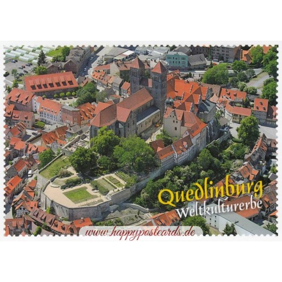 Quedlinburg - Stampborder - Viewcard