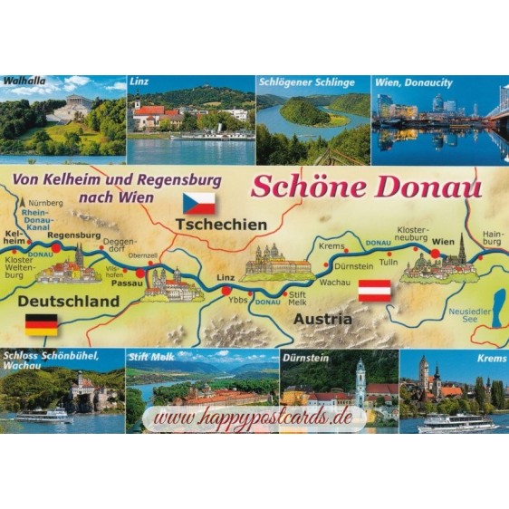 Schöne Donau - Map