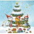 Christmascats - Nina Chen Postcard