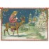Merry Christmas - Girl with flute - Tausendschön - Postcard