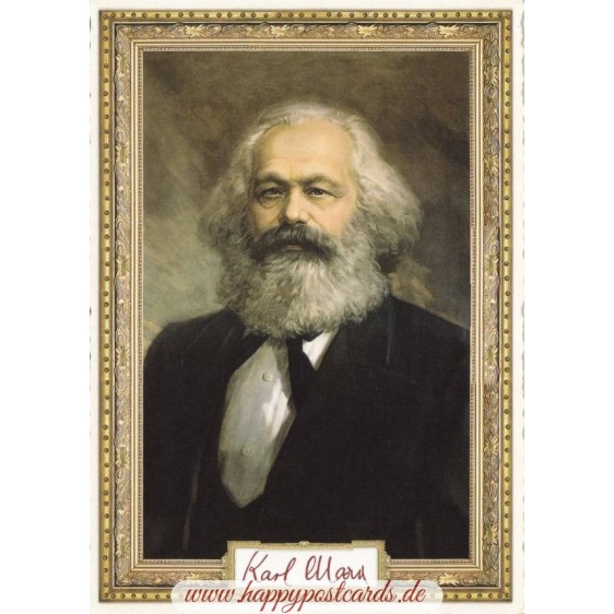 Karl Marx- Tausendschön - Postkarte