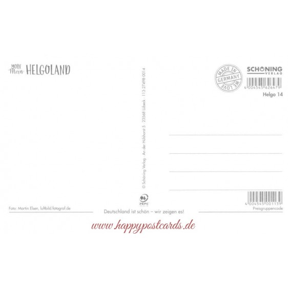 Helgoland Luftaufnahme - HotSpot-Card