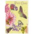 Butterflies with flowers - Tausendschön - Postcard