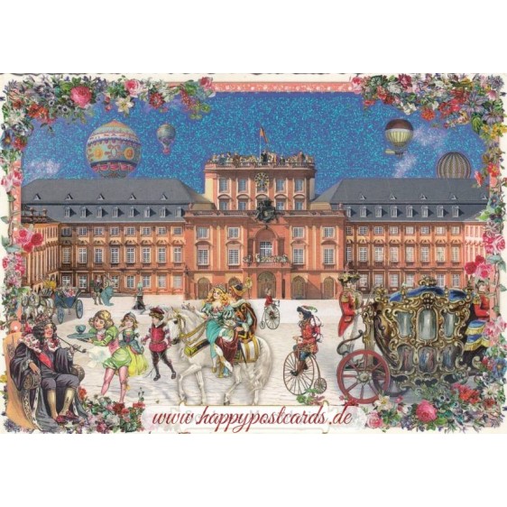 Mannheim - Schloss - Tausendschön - Postkarte