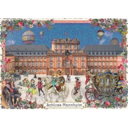 Mannheim - Castle - Tausendschön - Postcard