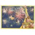Paris - Eiffelturm mit Feuerwerk - Tausendschön Postkarte