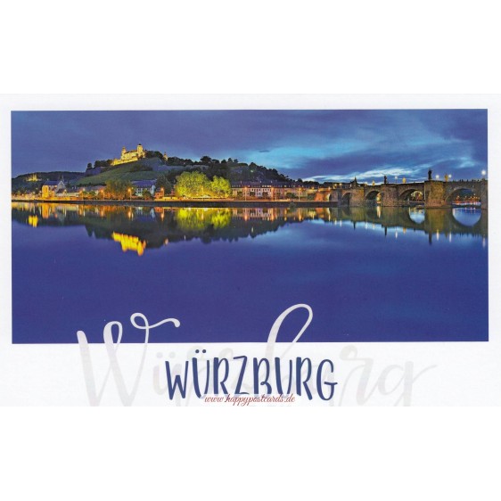 Würzburg bei Nacht - HotSpot-Card