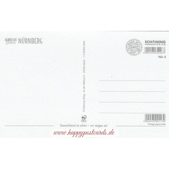 Nürnberg - Albrecht Dürer - HotSpot-Card