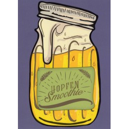 Hopfen Smoothie - Moment mal - Postkarte