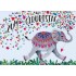 Zum Geburtstag - Elefant - Mila Marquis Postkarte