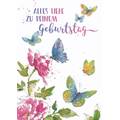 Alles Liebe zum Geburtstag - Butterflies - Carola Pabst Postcard