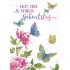 Alles Liebe zum Geburtstag - Butterflies - Carola Pabst Postcard
